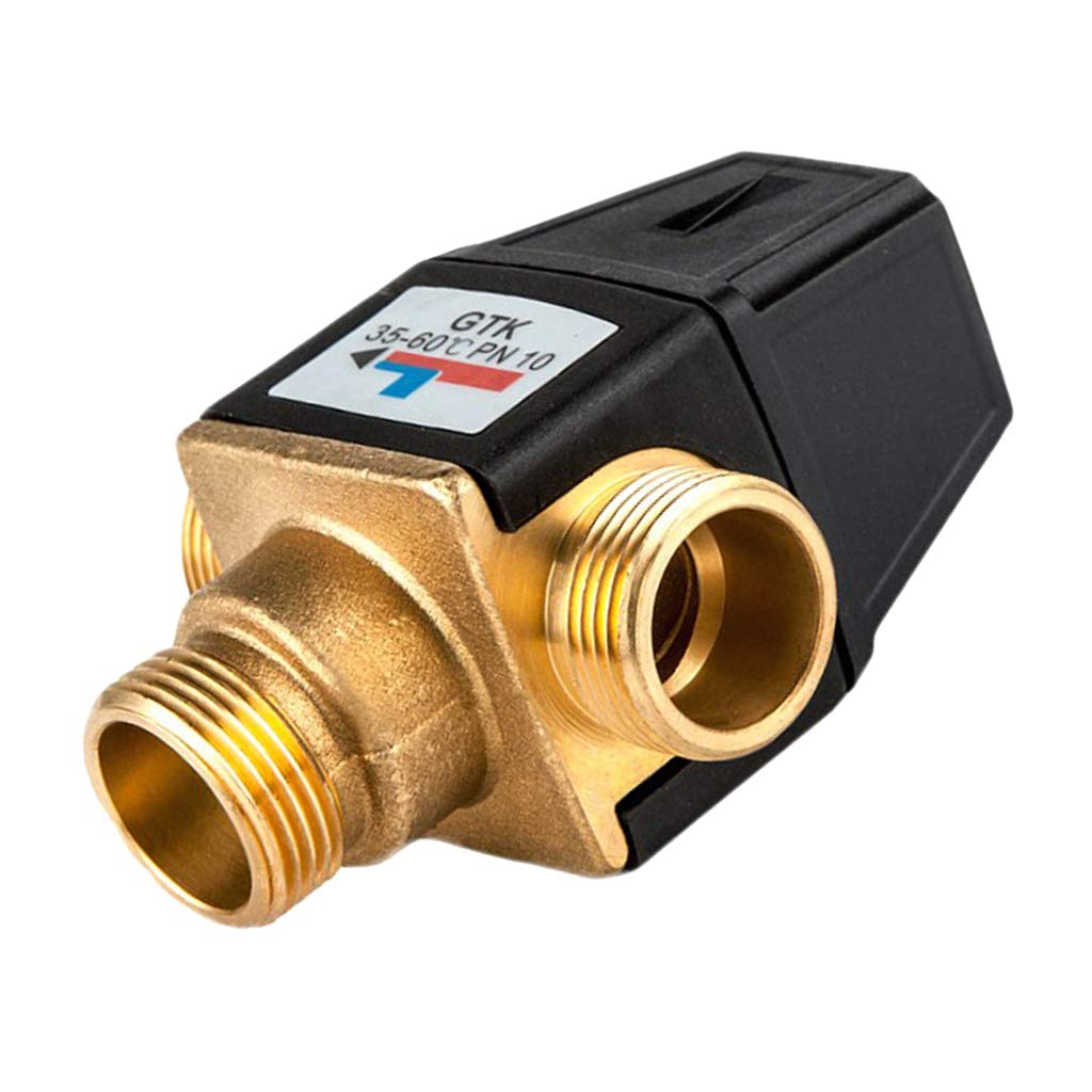 3 Way Thermostatic Mixing Valve Solar Water Heater Mix Valve DN20 Male