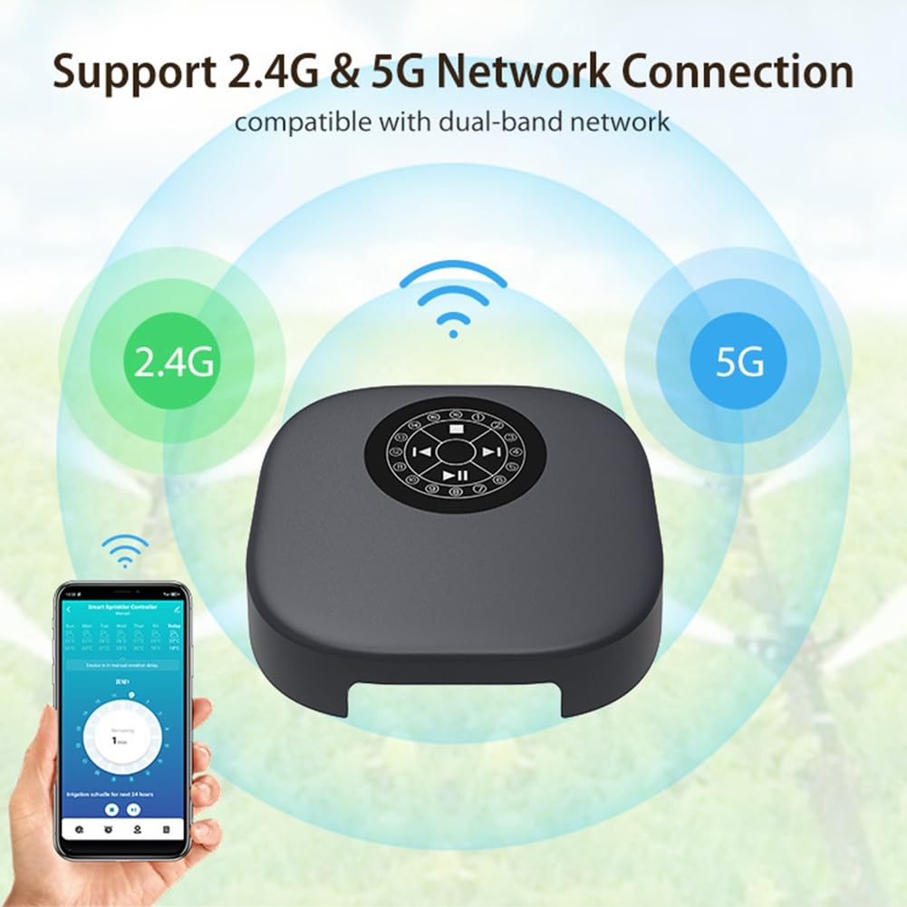 Tuya Wifi BT Regolatore Di Irrigazione Intelligente Giardinaggio Timer Automatico Irrigazione Irrigazione Automatica 16 Zone Presa Ue Facile da Usare
