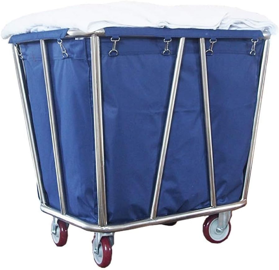 Rolling Laundry Basket, Hampers with WheelsHeavy Duty Rolling Laundry Sorter Cart with Removable Bag Commercial Grade Laundry Basket Sorter on Wheels for Hotels and Medical Facilit