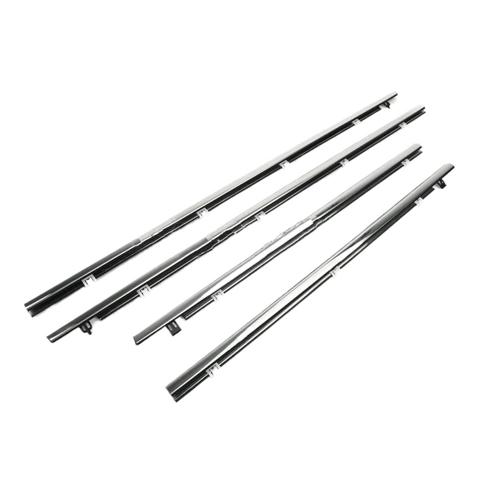 Uussup One Color Rubber Seal Weather Stripping 4Pcs 72410Tl0003 72450Tl0003 72910Tl0003 72950Tl0003 Outside Window Weatherstrip Mouldings For For Tsx 2009-2014