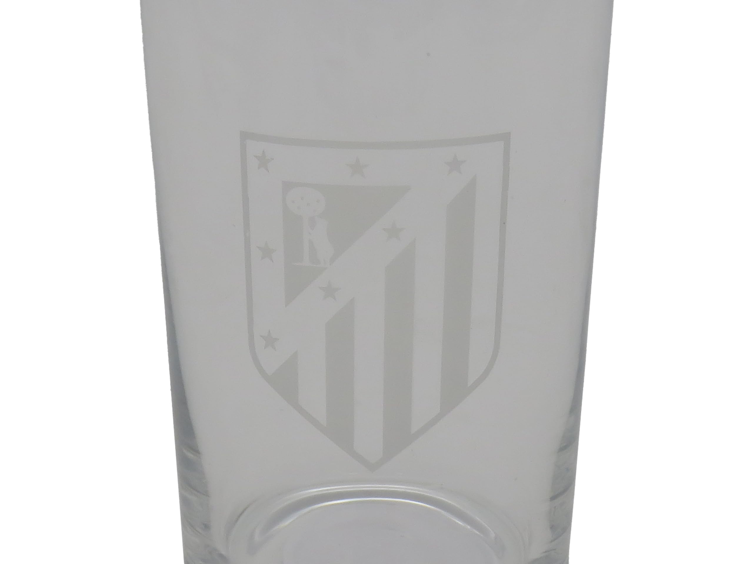 CYPBRANDS Atlético de Madrid Bicchiere da acqua resistente lavabile in lavastoviglie adatto microonde Prodotto ufficiale