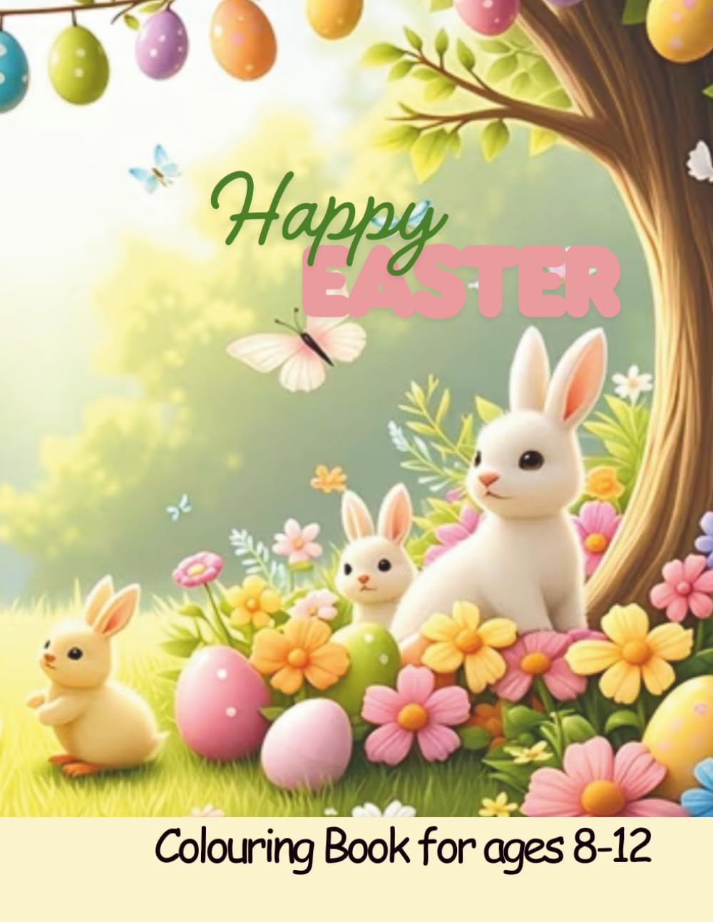 Easter colouring book ages 8-12: Colour book