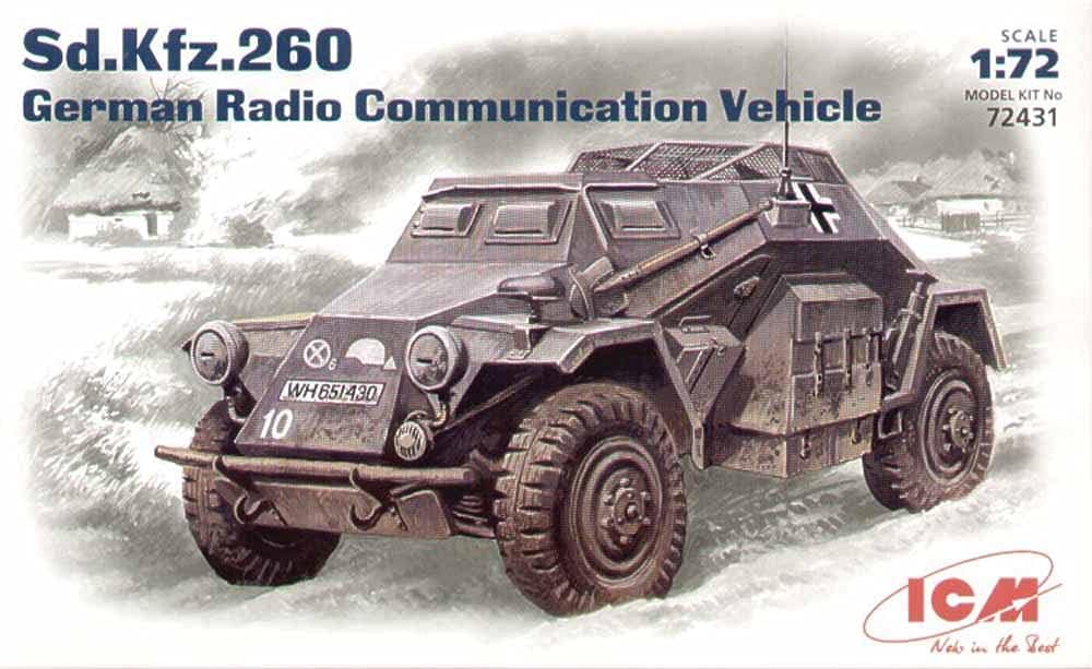 ICM Models Sd.Kfz.260 Radio Communication Vehicle Building Kit