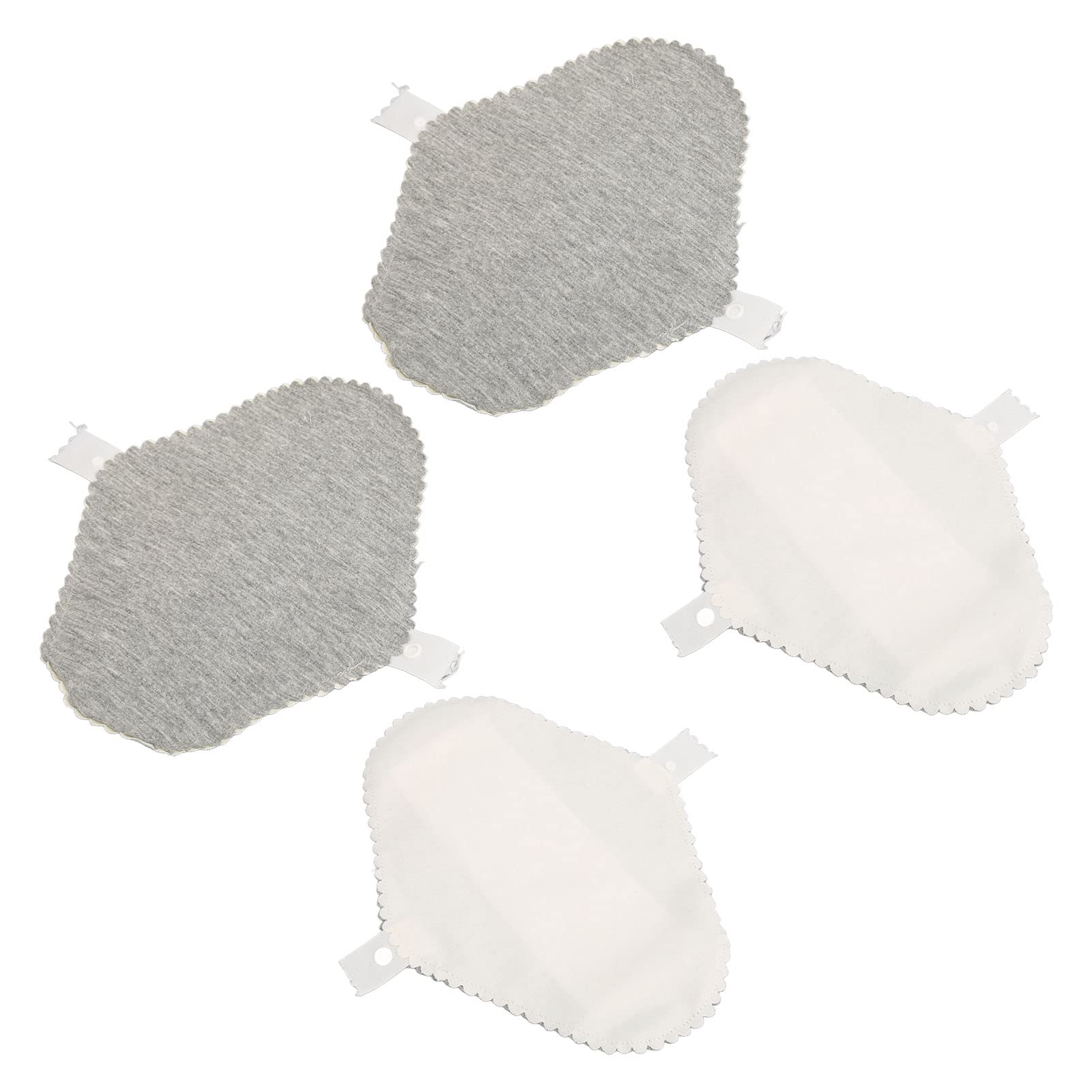 Protegeslips de Tela de Grafeno Altamente Absorbente Transpirable Reciclable 4 Compresas Sanitarias Lavables para Mujer Período Menstrual (M)