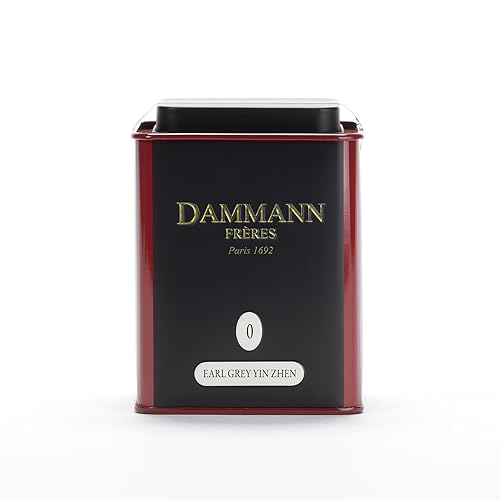 Miniatura 4 de Dammann Freres Loose Leaf Earl Grey Premium Gourmet Té francés negro bergamota sabores cítricos de 3.52 onzas