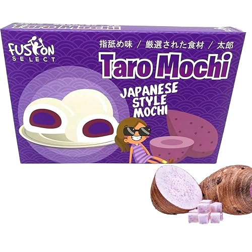 Fusion Select Mochi Daifuku Snacks - Pasteles de arroz tradicionales japoneses con relleno postres dulces asiáticos saborizados para la familia
