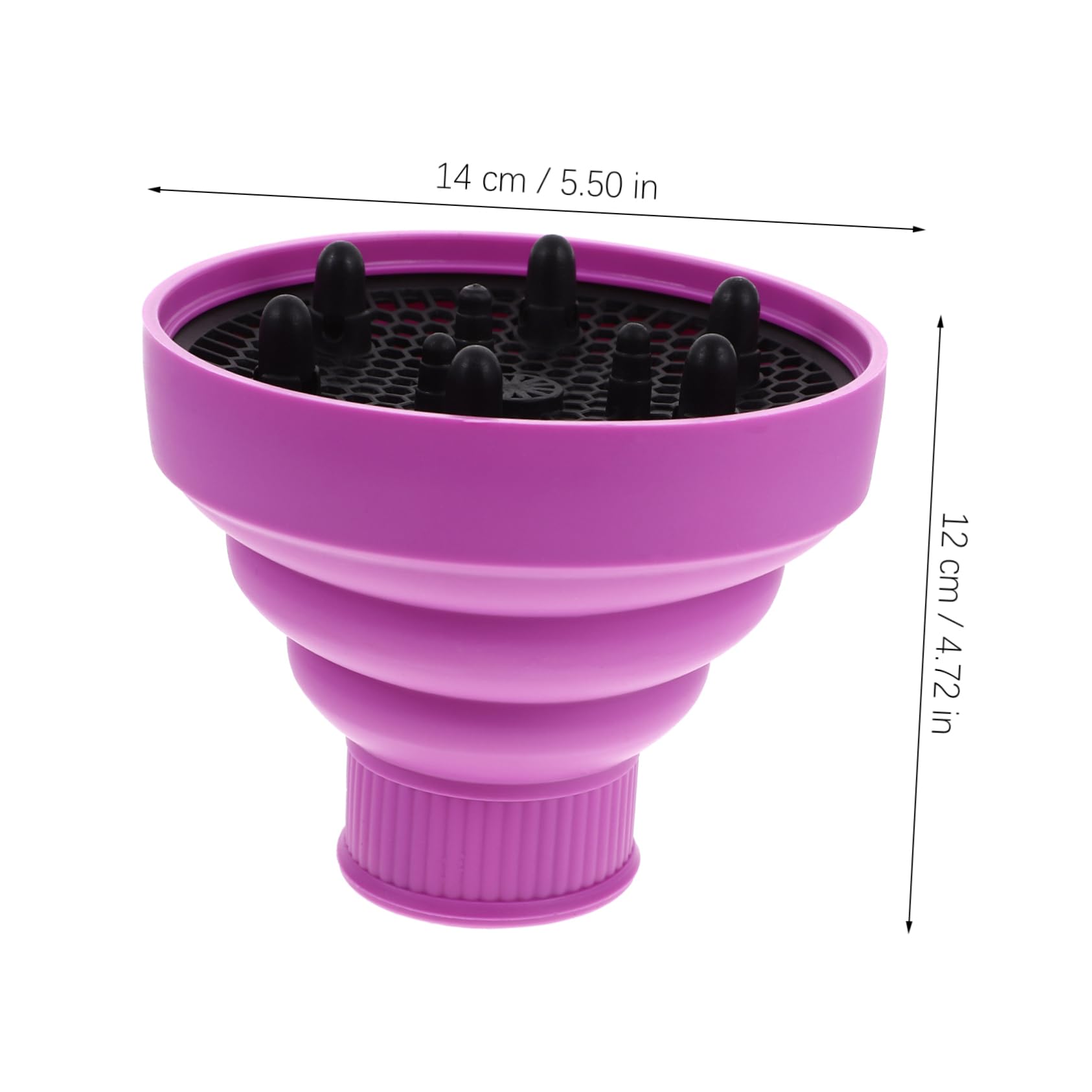 Housoutil 3 Piezas difusor universal secador de pelo plegable accesorios secador de pelo de viaje secador de pelo difusor de silicona difusor secador de pelo cabello apéndice herramienta