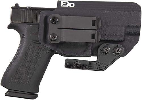 Miniatura 5 de FDO Industries IWB - Funda Kydex compatible con Glock 48 MOS - Discreet Carry Concepts - Clip de engranaje monobloque de metal de 1.5 pulgadas,