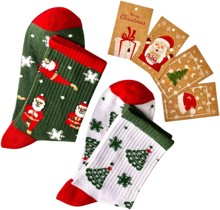 2li Y lba  A a  Noel Baba Christmas Desenli Set Unisex Pamuklu Kokulu Tenis  orap Tek Beden