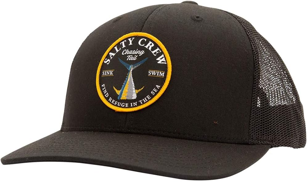 Salty Crew Men's Retro Trucker - 5 Panel, Snap Back, Sport Hat for Men