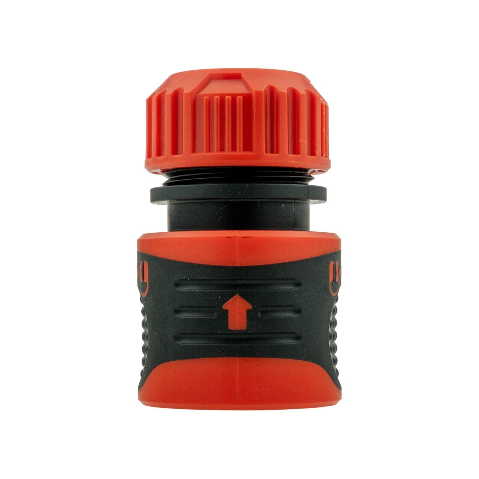 Garden Hose ALL Connectors Fittings Universal Standard Hozelock Compatible Black VALVES MALE FEMALE 3/4 1/2 (2 x Female Lock Connector) โ image 1