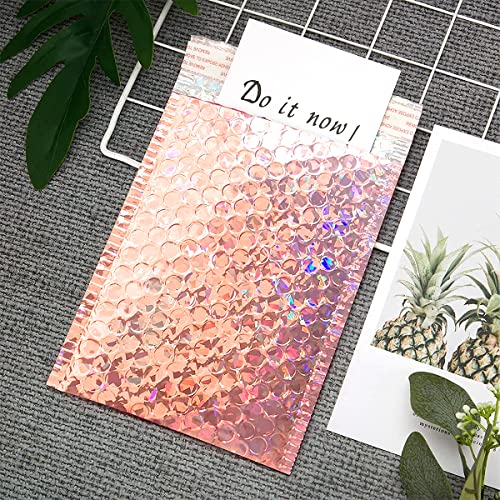 Blase Mailer,RoadLoo 40 Stücke Polsterumschläge Selbst Versiegelte Gepolsterte Kissen Umschläge Blasen Gefütterte Wasserdichte Versandtaschen Mailer Taschen für Postversand Versand und Verpackung