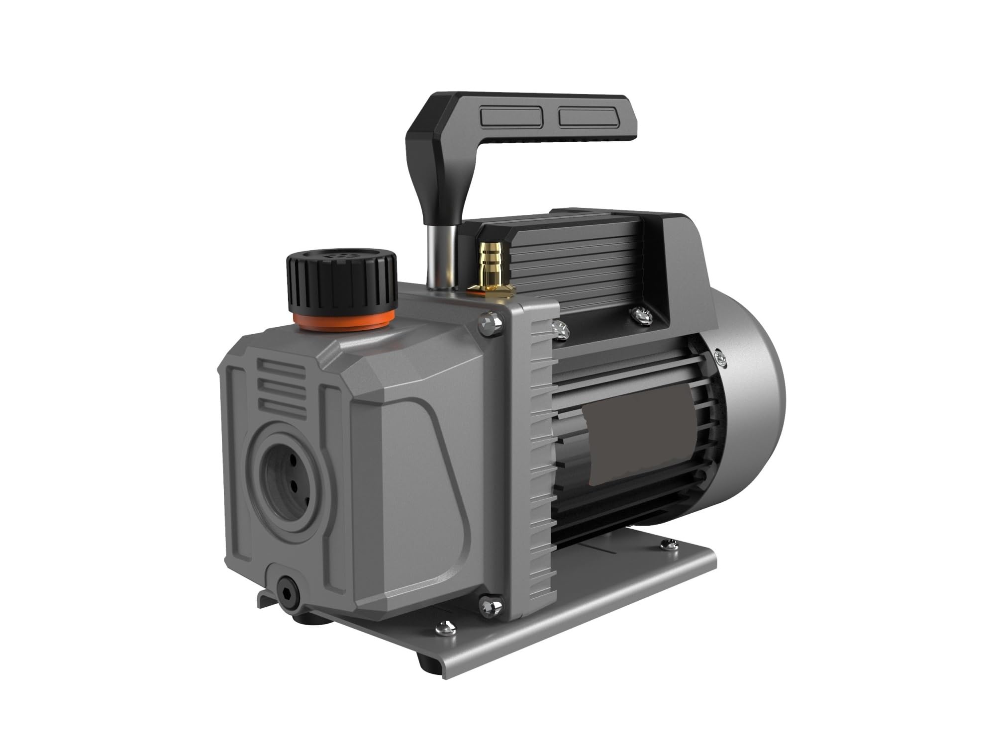 Tragbare einstufige Drehschieber-Vakuumpumpe, Mini-Luftpumpe for HVAC-Reparatur, Labor, Entgasung und industrielle Vakuumnutzung