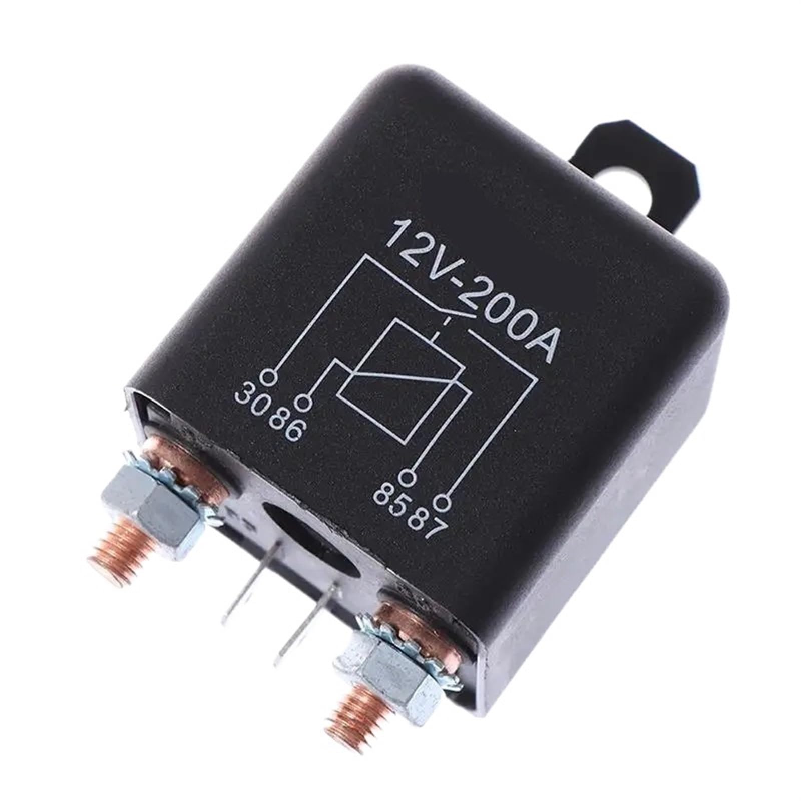 Relais de charge treuil 12V 200A 4 broches pour remorque et voiture