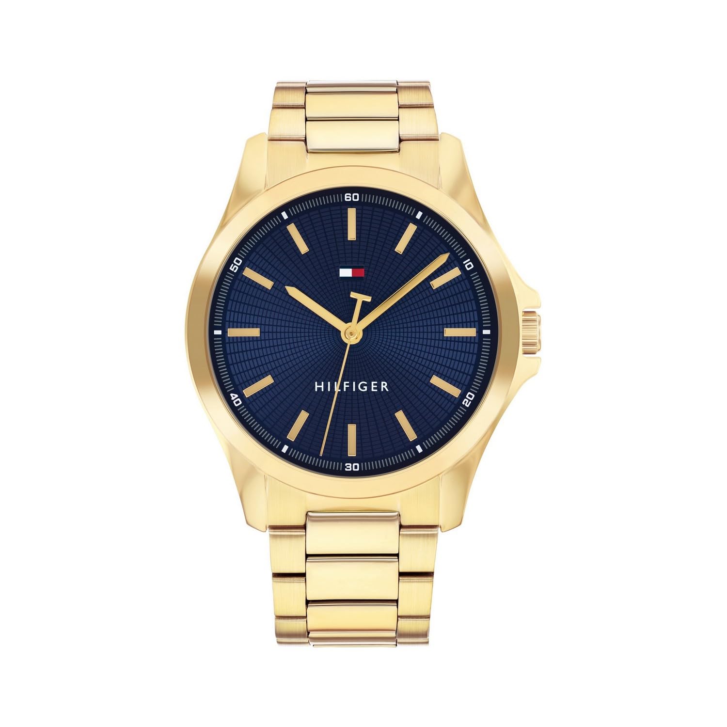 tommy hilfiger Quartz Analog with Blue Dial Gold Stainless Steel Strap Watch for Men - TH1710679-picture-44
