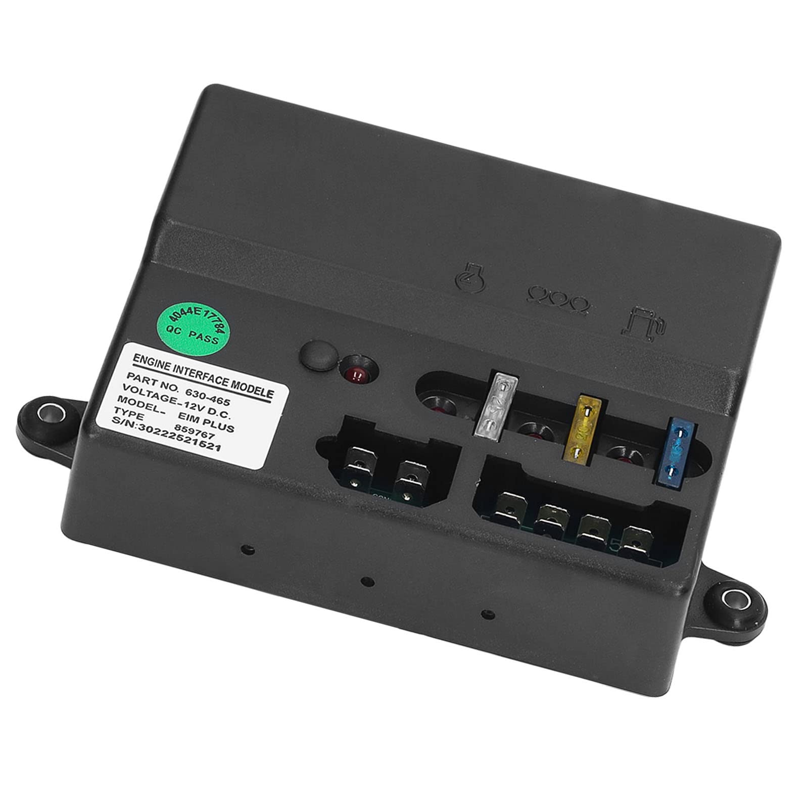 FTVOGUE Modulo Interfaccia Motore, Modulo Motore ABS 12VDC, Design Sigillato, Parte di Ricambio per Generatore di Avviamento per Uso di Manutenzione e Riparazione dell'attrezzatura