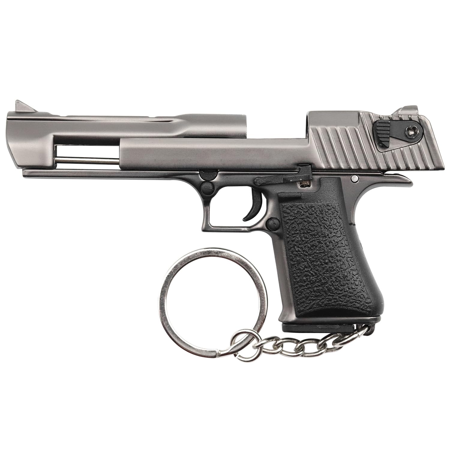 Desert Eagle Mini Kunststoff Schlüsselanhänger Taktische Waffe Schlüsselanhänger Form Schlüsselanhänger mit beweglichen Teilen Realistische Waffe Modell Männer Anhänger Sammlung Fan Geschenk