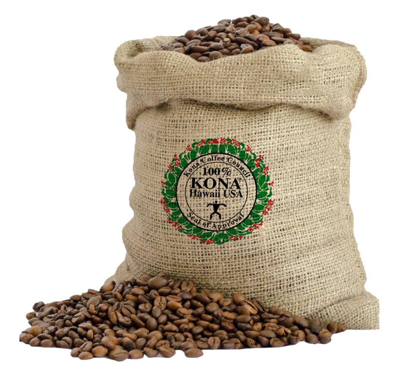 100% Kona Coffee En Grano Tostado Medio 8oz miniatura 5