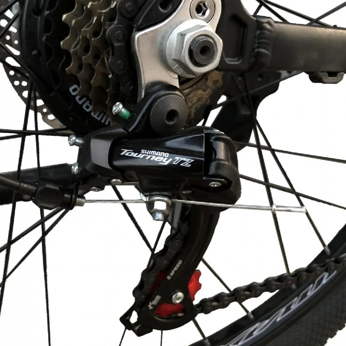 Forcellini Cambio Bici In Alluminio - Gancio Posteriore Per Deragliatore Mountain Bike - 2 Kit Con Dadi - Foto 3