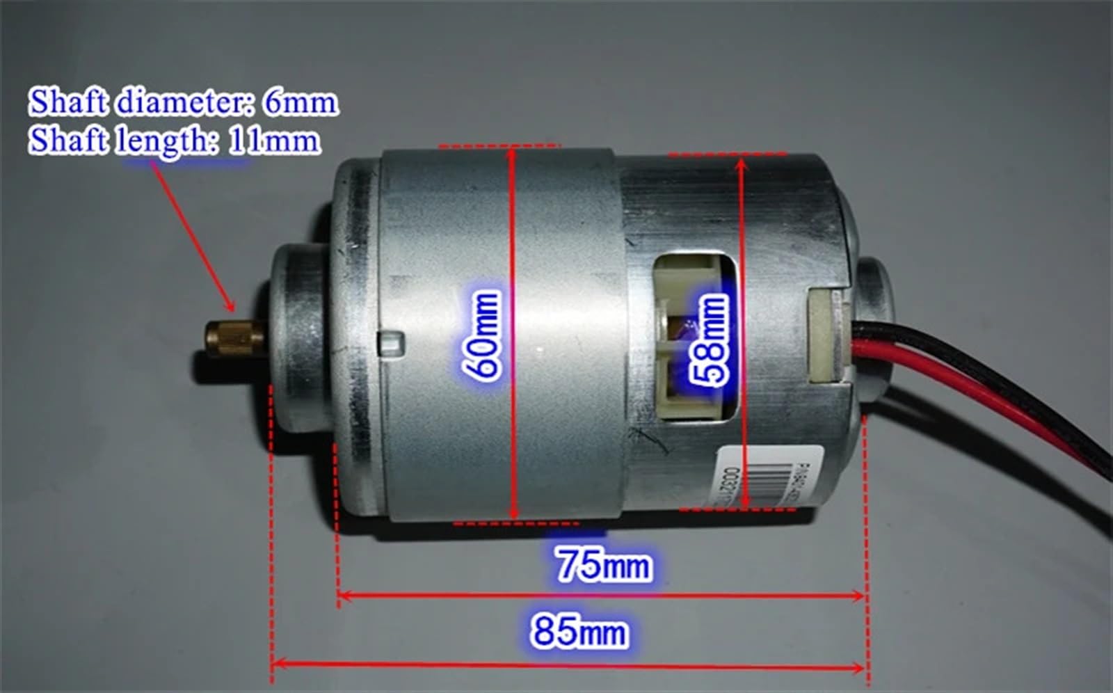 58 mm 9-głowicowy silnik DC 12 V 18 V 24 V 19000 obr./min silnik o dużej mocy silnik z łożyskiem kulkowym 1 szt