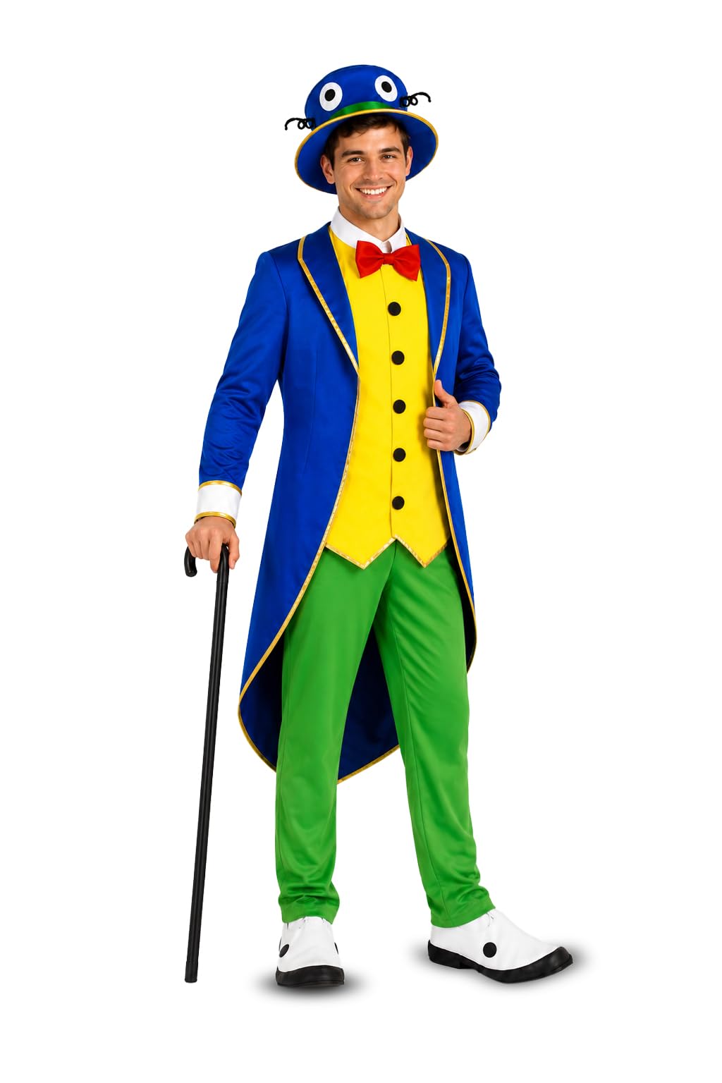 Pegasus Costume Grillo di Pinocchio Adulto Vestito Carnevale