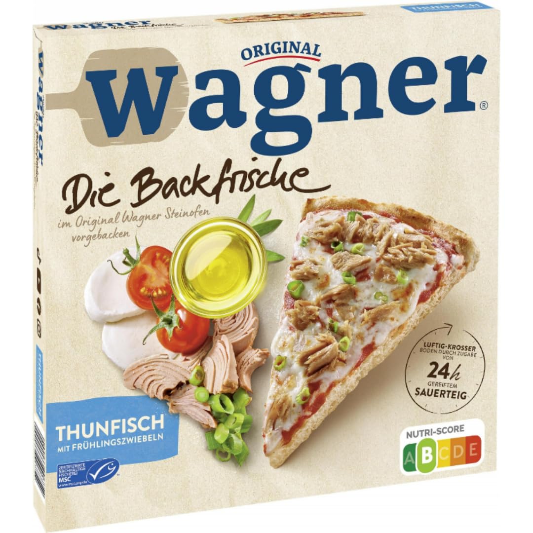 Wagner Die Backfrische Pizza Thunfisch 340g x 4 Stück