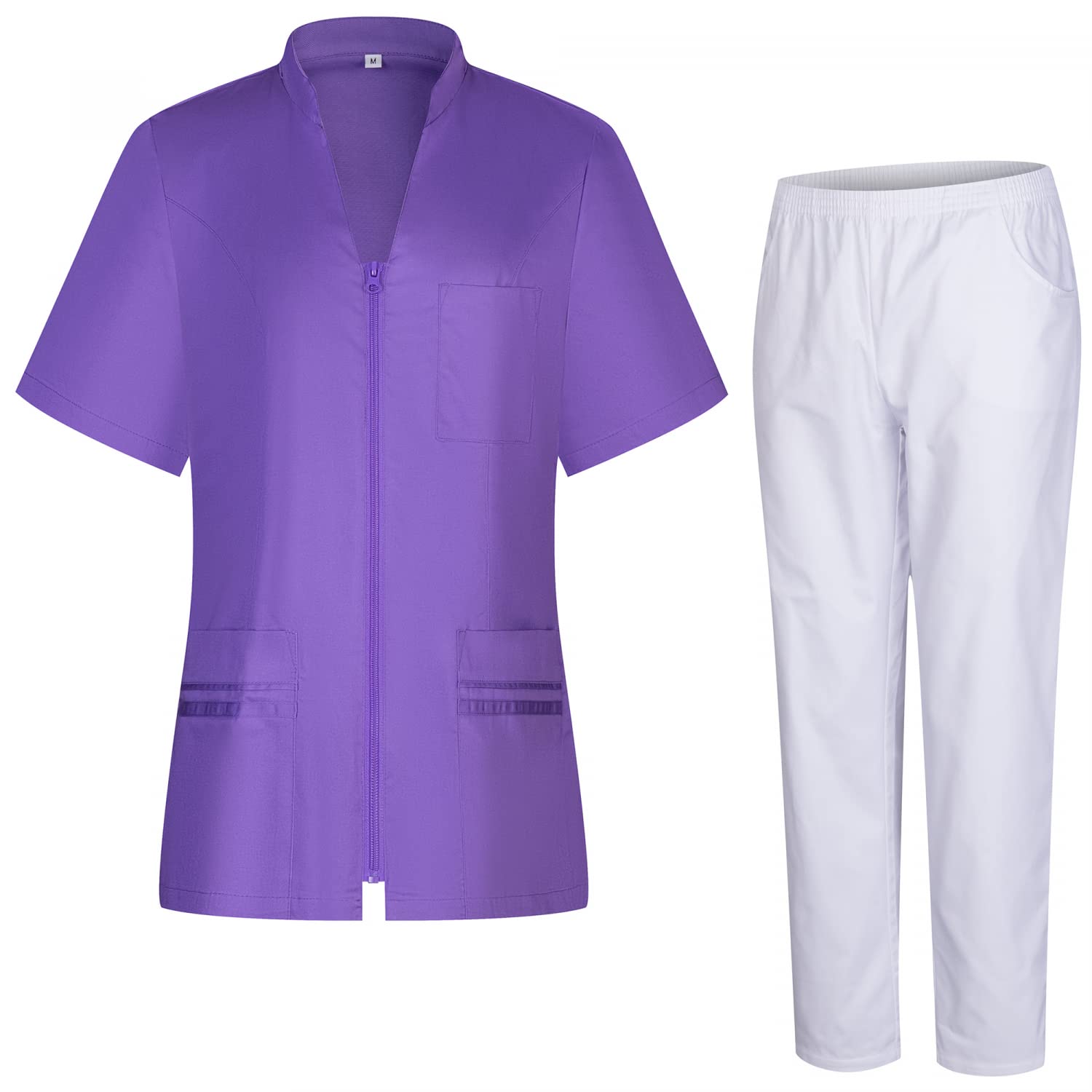 MISEMIYA - Einheitliches Unisex-Peeling-Set – Medizinische Uniform mit Oberteil und Hose – 712-8312