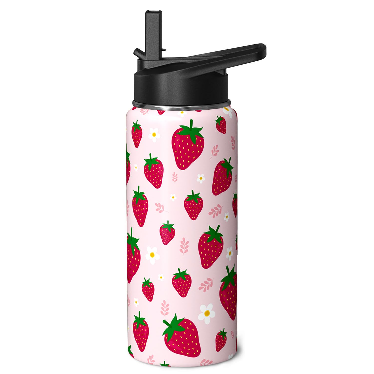 Amazon.com: Strawberry Water Bottle 18oz Sports Bottles Gifts