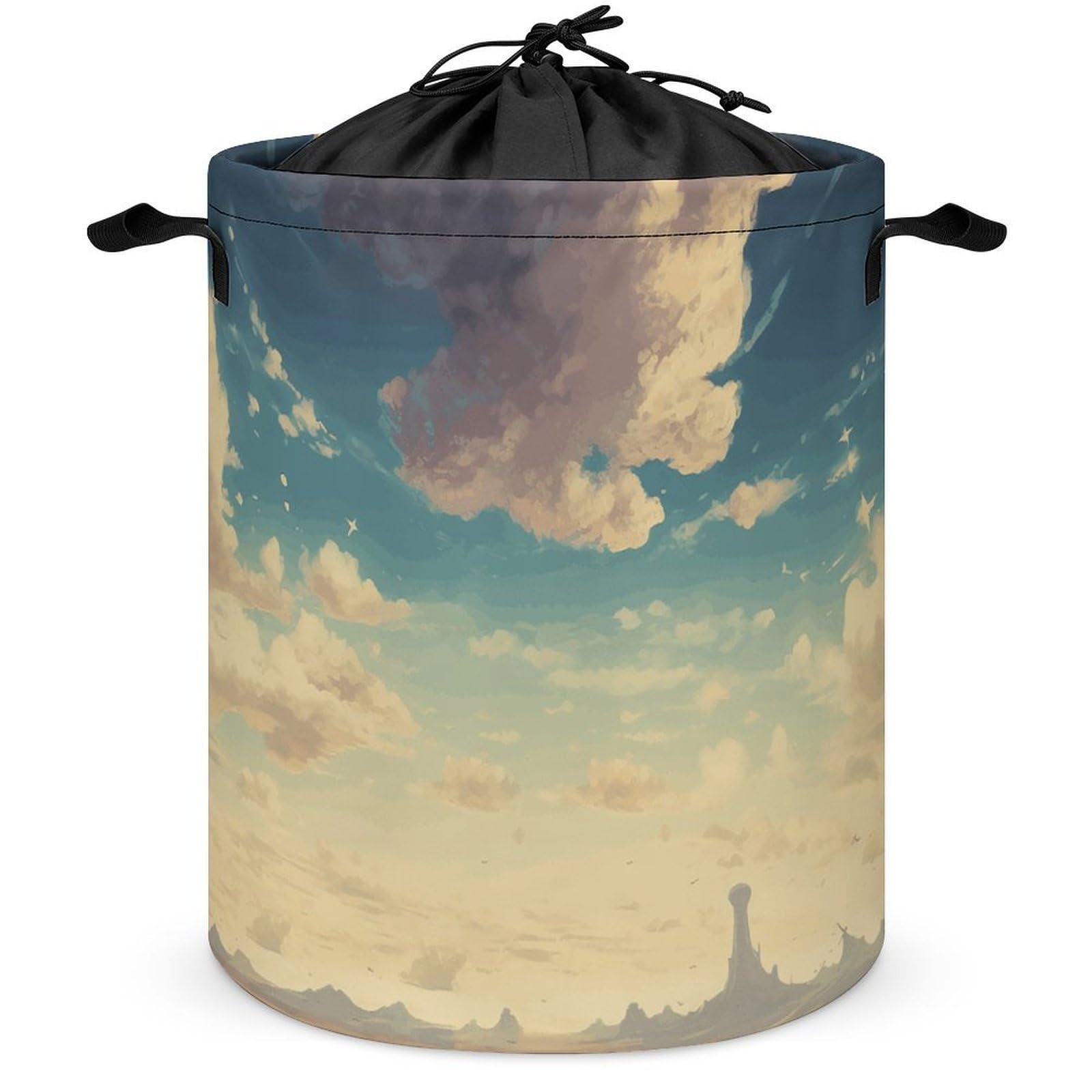 Panier à linge avec couvercle pliable style moderne pour la maison