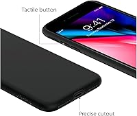 Vista 6 de Funda de TPU para Honor X5, Negro Flexible Silicona Slim Fit Soft Shell Lindo Caso Trasero Bumper Funda Protectora de Goma para Honor X5 (6,5")