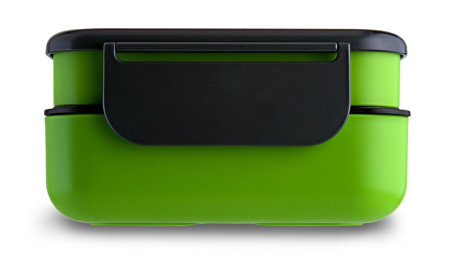 LeOx- Lunch Box Bento Box with Compartment Food Container with Cutlery Lunchbox Double Layer - Green