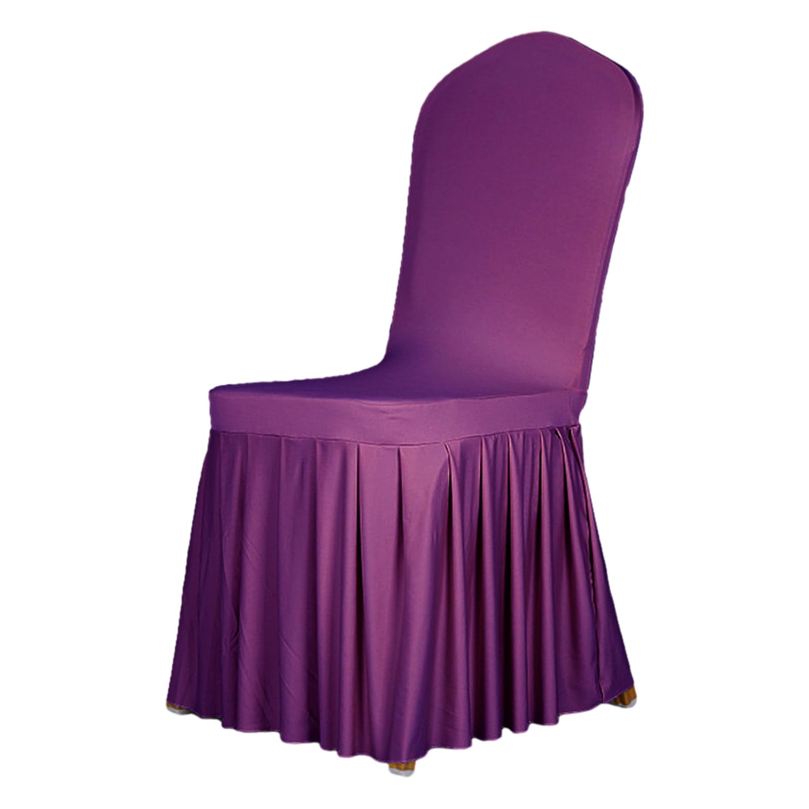 Yhplxyuus Skirt Chair Covers Weddings Banquet Party Chair Cover Polyester Slipcover for Hotel Restaurant Covers Cover for Home Use
