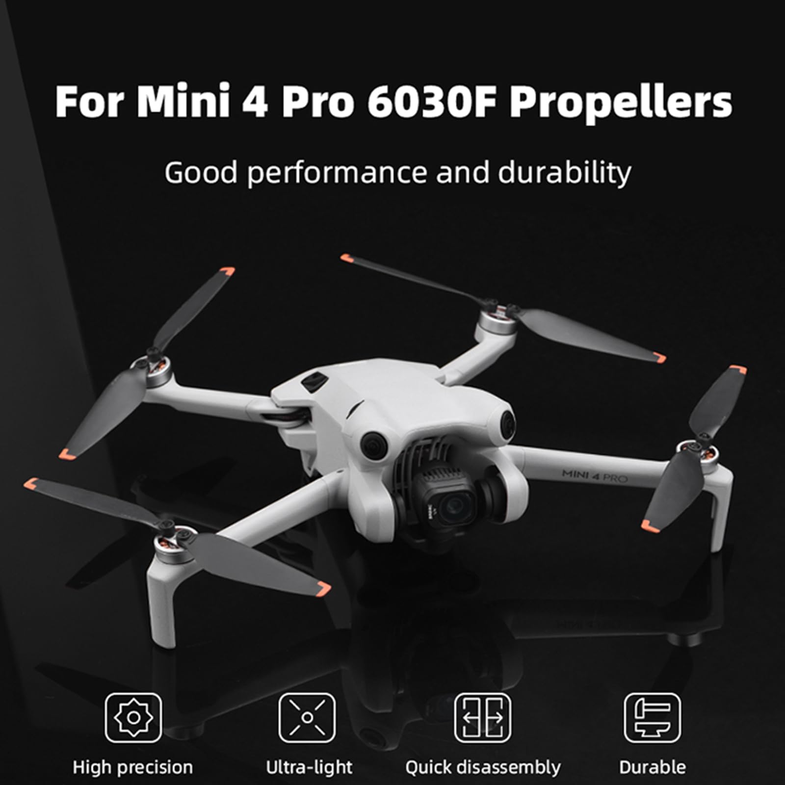 6030F śmigła do drona DJI Mini 4 Pro/Mini 3 Pro Drone PC ostrza skrzydła rekwizyty wiosło akcesoria zamienne