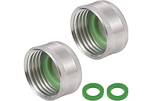 3/4 Garden Hose Caps And Plugs | Lead-Free 304 Stainless Steel Hose...