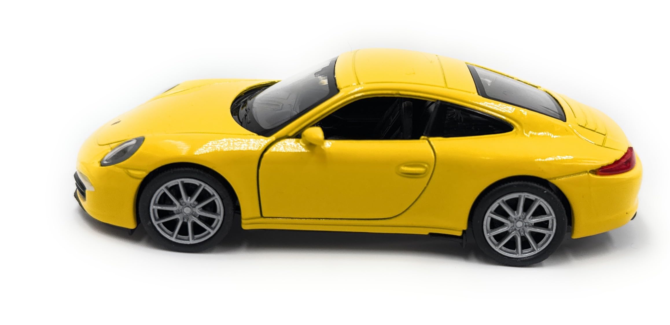 H-Customs 911 Carrera S Sports Car Model Car LICENSE PRODUCT 1:34-1:39 Yellow