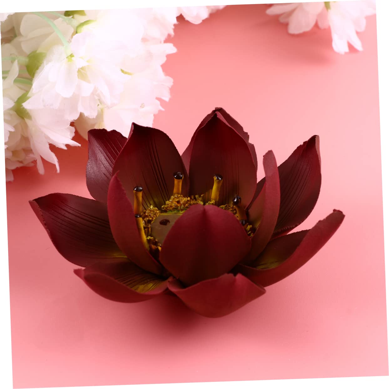 Zerodeko 2stücke Keramischer Lotus Räucherstäbchenhalter Handgefertigter Weihrauchbrenner Schnee-rot Dekorativ Für Teezimmer Und Zuhause Für Meditation Und Aromatherapie s Elegant Und