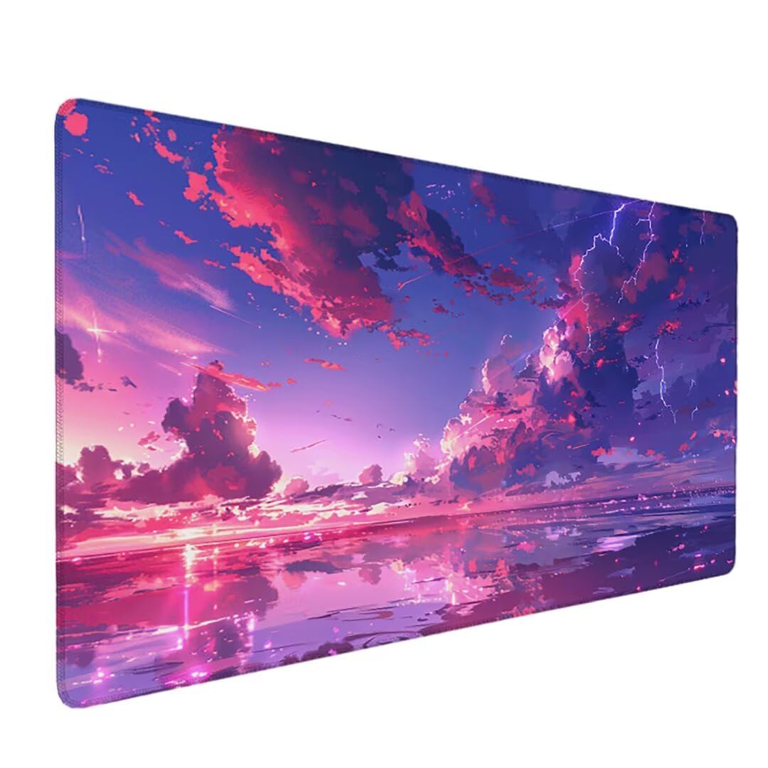 Podkładka pod mysz, podparcie nadgarstka, podkładka pod mysz z antypoślizgową gumową podstawą, ergonomiczna podkładka pod mysz do komputera, laptopa, domowego biura, kompatybilna z myszami laserowymi