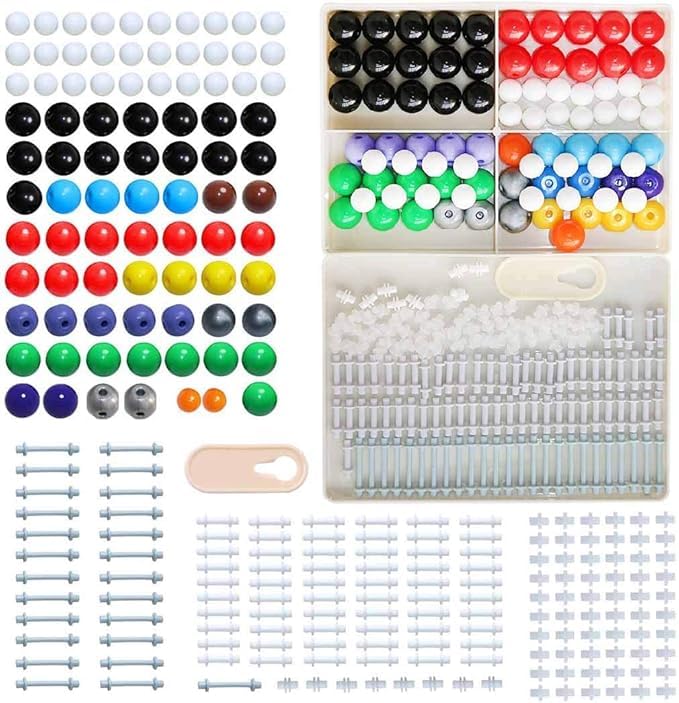 Molekulares Modellbausatz, Chemie, 240 Stück, Schüler- oder Lehrer-Set zum Lernen