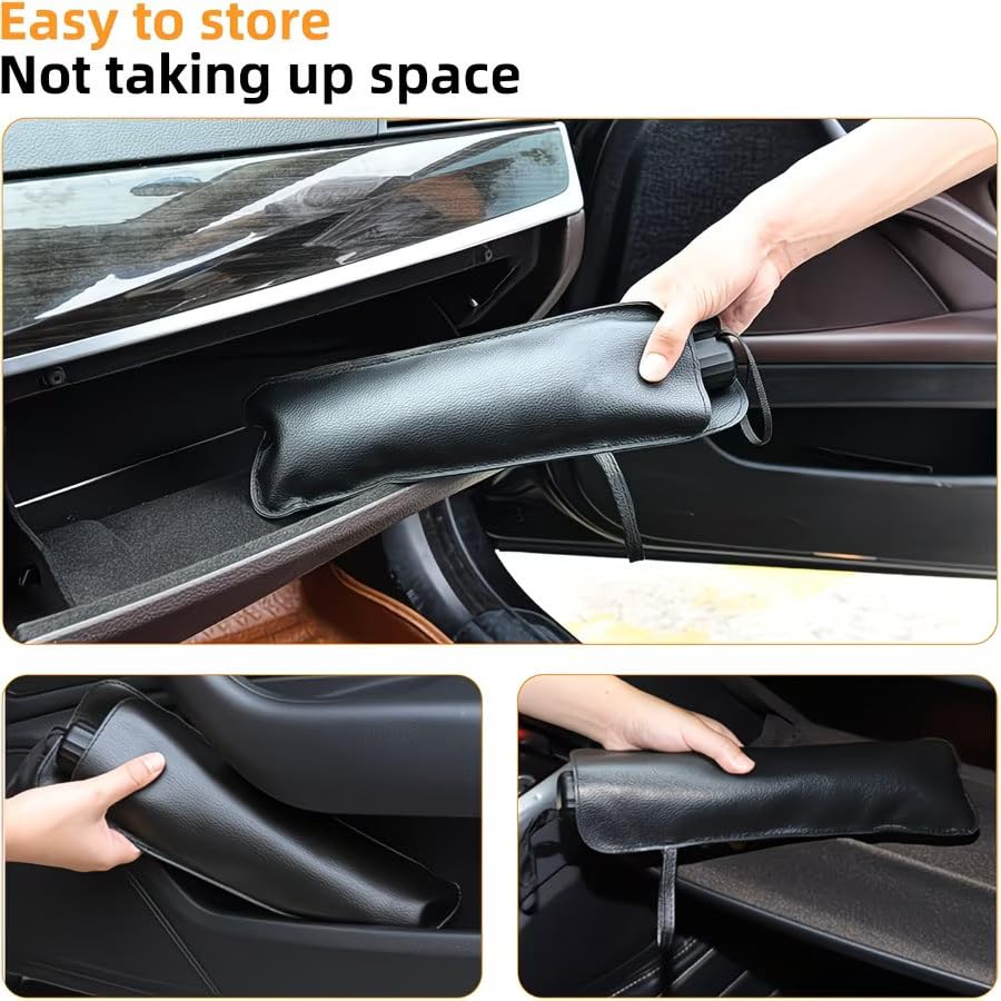 Image of Car Sun Shade Windshield Cover - Umbrella Windshield Sunshade for Car Front Window, Sun Protection and Heat Insulation Foldable Sunshade, Full Cover Sun Shade for Most Vehicles (Black)