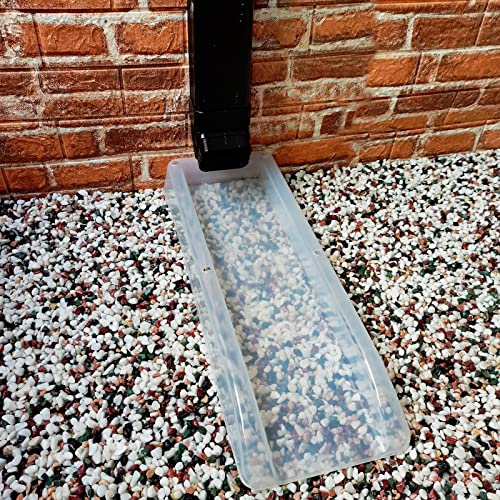 Gaeaauto 2-Pack Downspout Splash Block Drain Extender Gutter Guard Rain Spout Diverter Splashguard, Translucent #TOP2