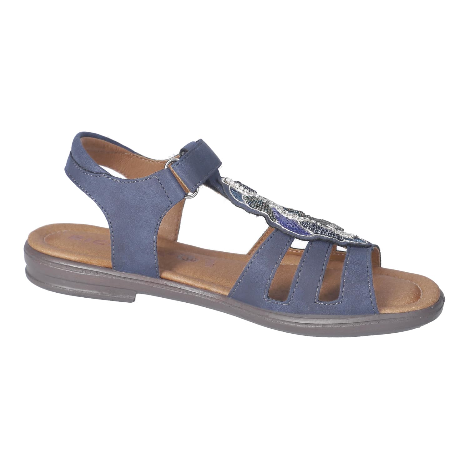 RICOSTA Mädchen Riemchensandalen Amelie, Kinder Sandalen, Weite: MITTEL