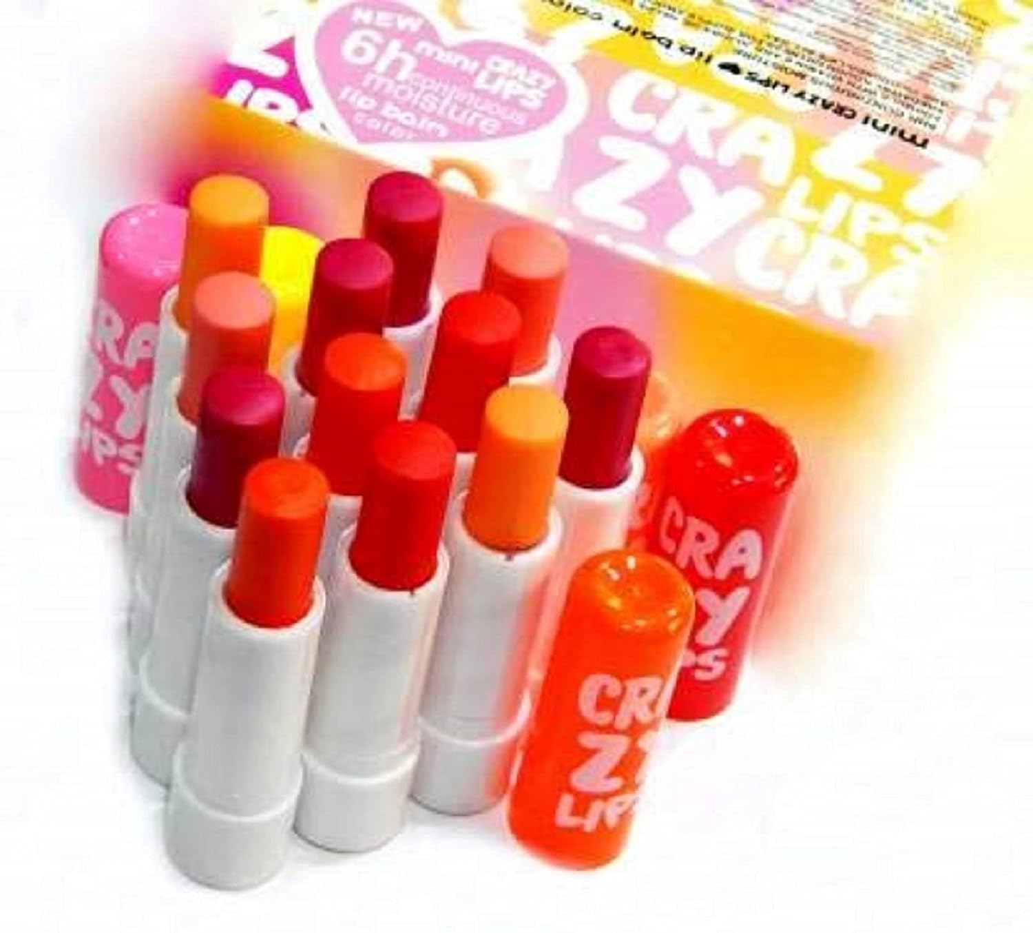 Glamezone Lips Color Lip Balm Combo Pack of 12 Mix (Pack of: 12, 4 g)-image-13
