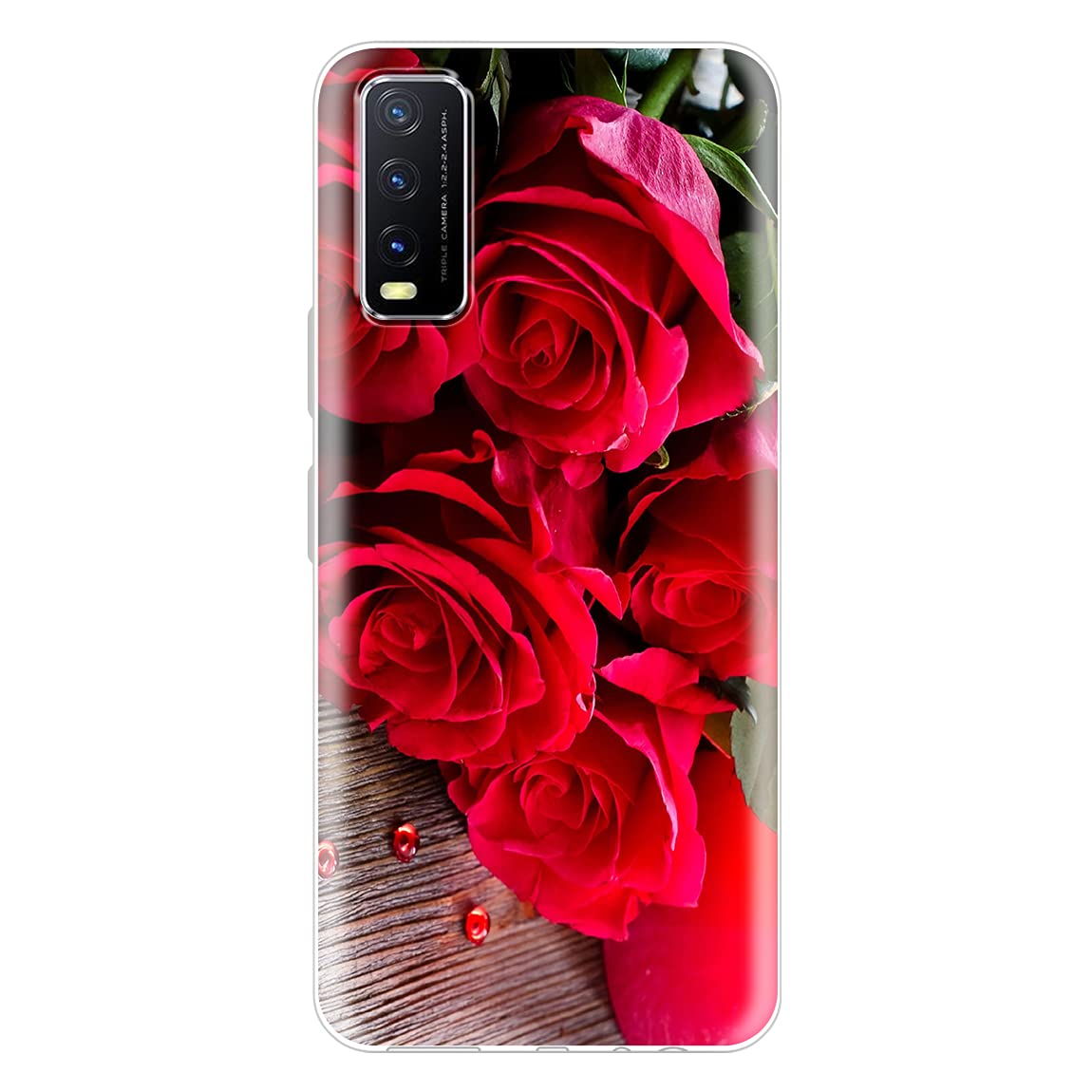 Fashionury Soft Silicone Designer Printed Full Protection Printed Back Case Cover for Vivo Vivo Y20 / Y20i / Y20A / Y20G / Y20T / Y12s / Y12G -D053