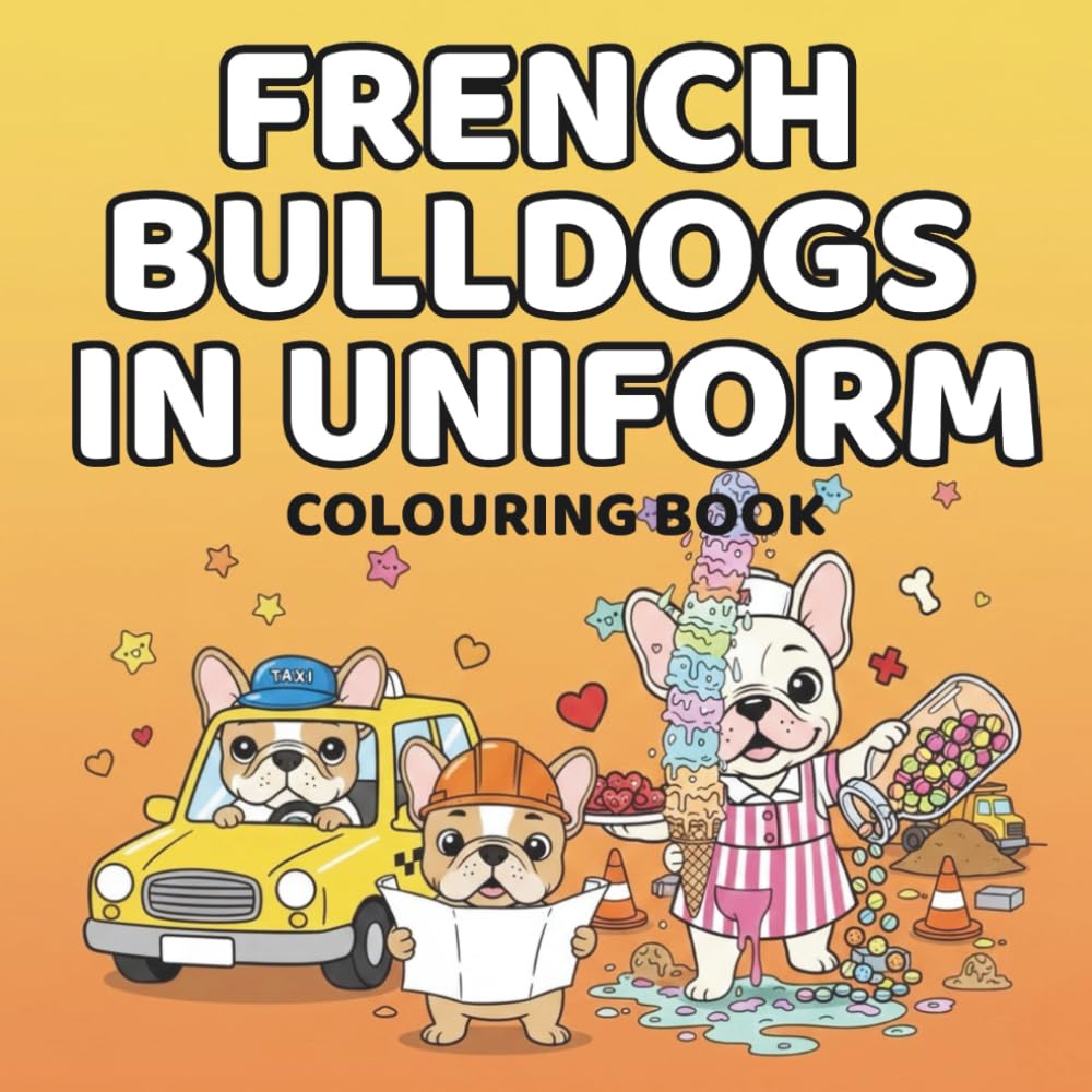 French Bulldogs in Uniform Colouring Book: Professionally Unqualified Dogs Doing Big Jobs (Dogs in Uniform)