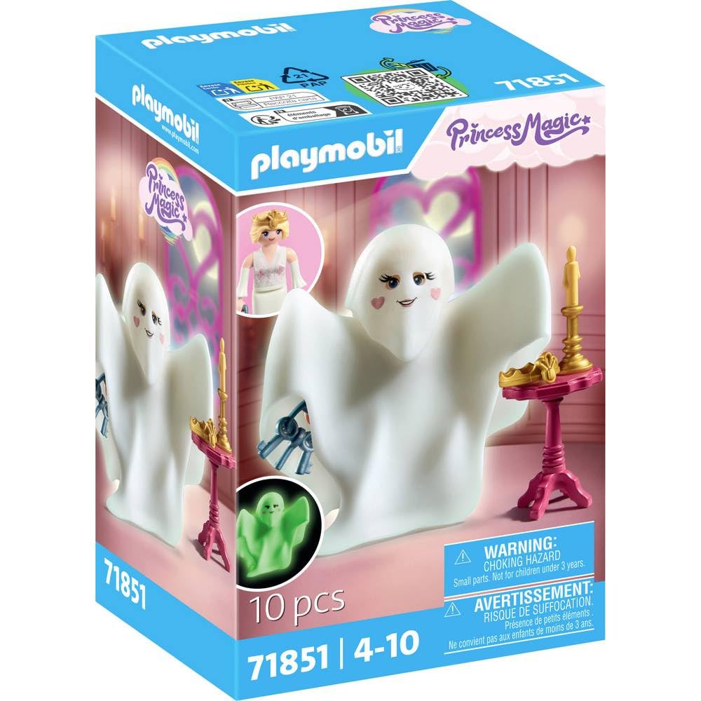 Playmobil Princess in Ghost Costume – Fantasy Figure with Accessories, Collectible Play Figure for Kids Ages 4+,