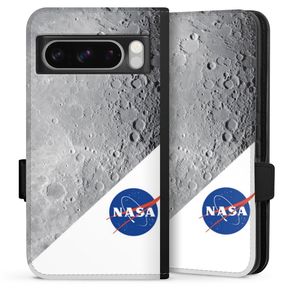 Etui Google Pixel 8 Pro folio magnétique DeinDesign protection intégrale motif espace NASA - 2