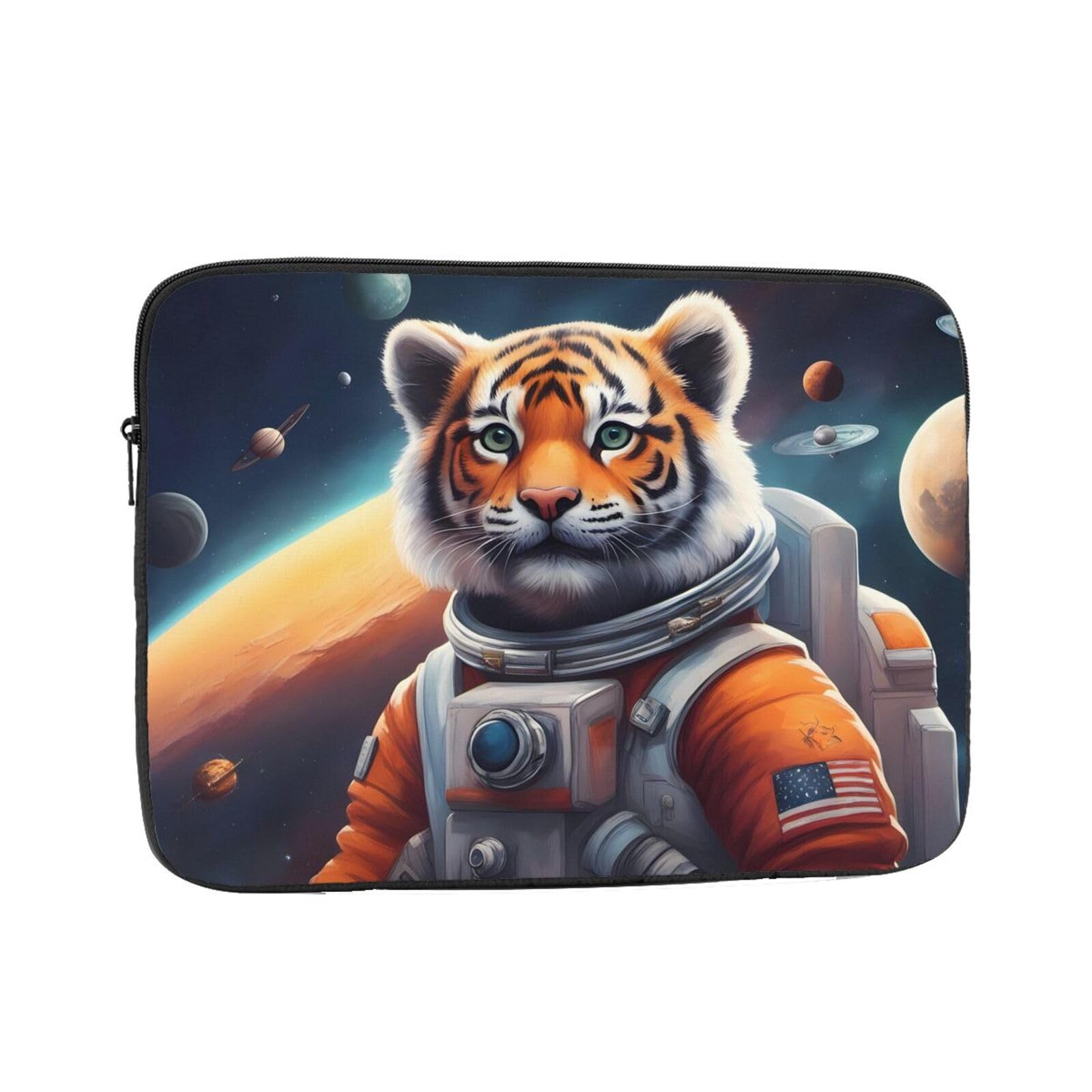 YYHWHJDELittle Tiger in Space Portable Laptop Sleeve Bag > 15 inch Business trip, travel, office, etc. for daily use.