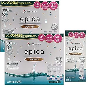 メニコン エピカ アクアモア 310mlx7本【310mlx3本ｘ2セット+310mlx1本】