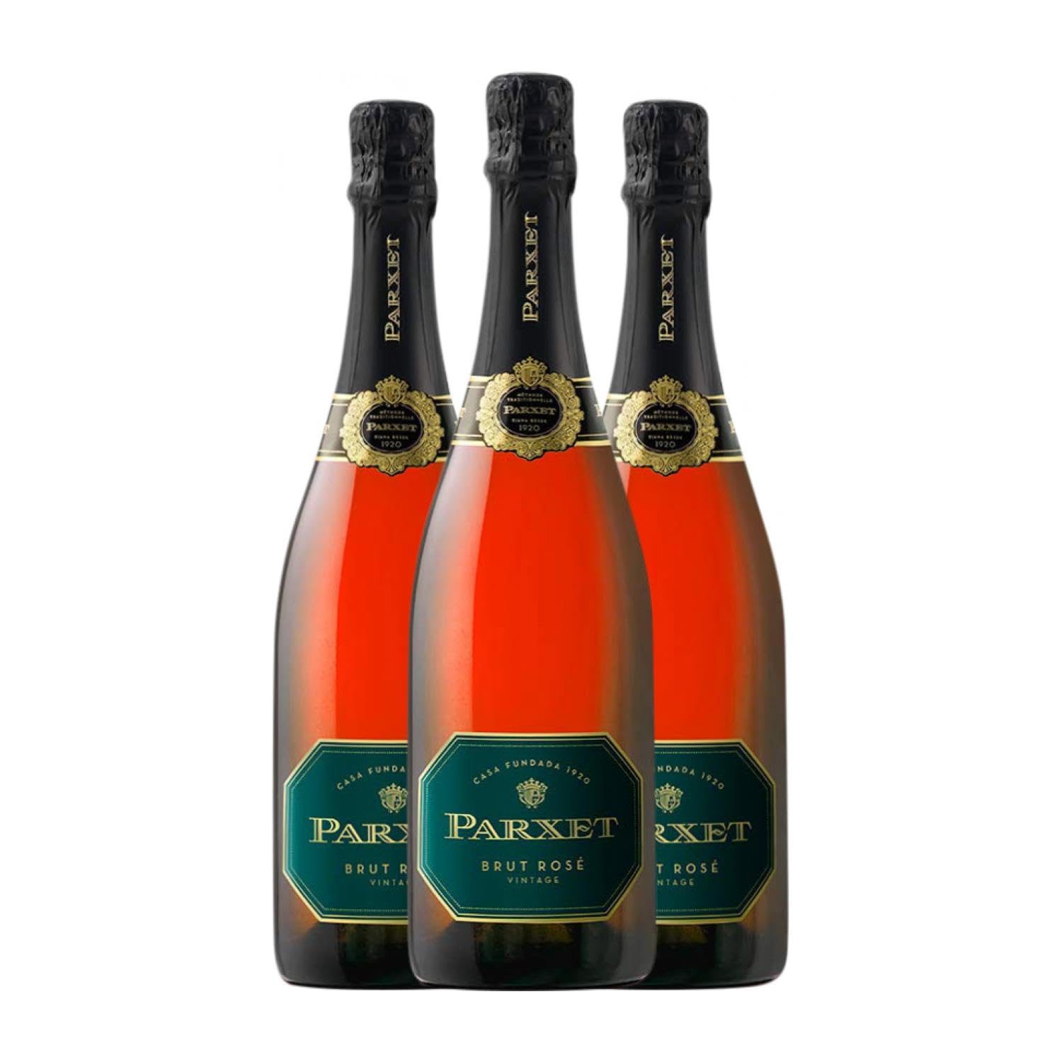 Parxet Rosé Pinot Negro Brut Cava Reserva 75 cl Espumoso rosado (Caja de 3 Botellas de 75 cl)