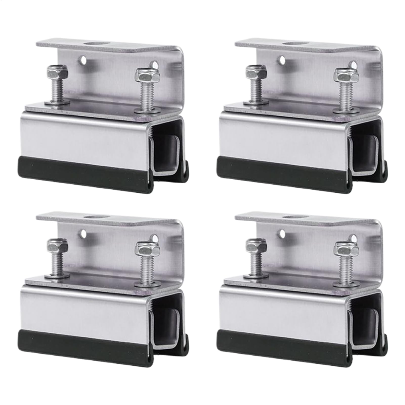 Soportes De Montaje Para Paneles Solares Kit de 4 Soportes de Montaje para | Estructura Fotovoltaica De Acero Inoxidable Para Barcos Autocaravanas Y Techos De Camping